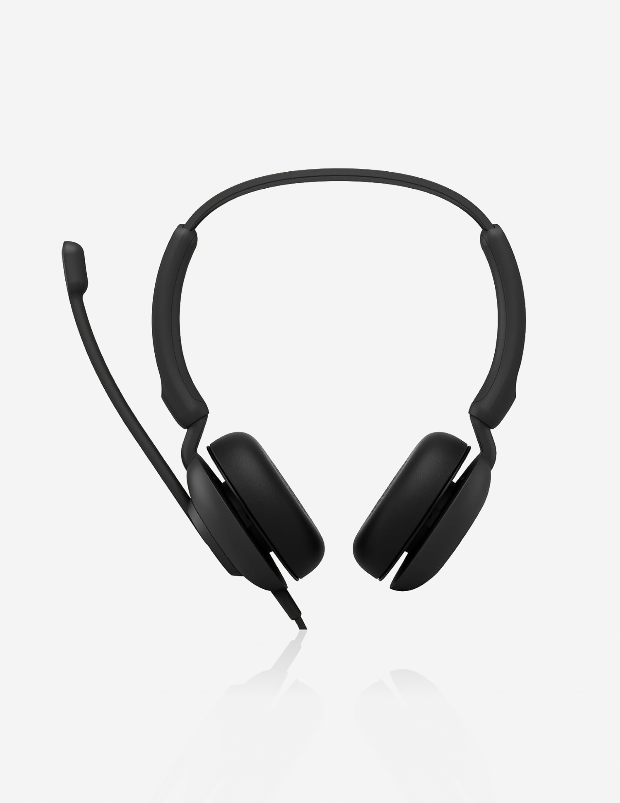 Jabra Evolve 10 | On Ear Noise Cancellation | Mic with Fully Adjustable Boom Arm and USB-A Connectivity Stereo Headset | Black