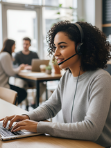 Jabra Evolve 20 Stereo Headset with Noise Canceling Mic | Connect to Mobile/Tablet via USB-C/A | Lightweight Headband