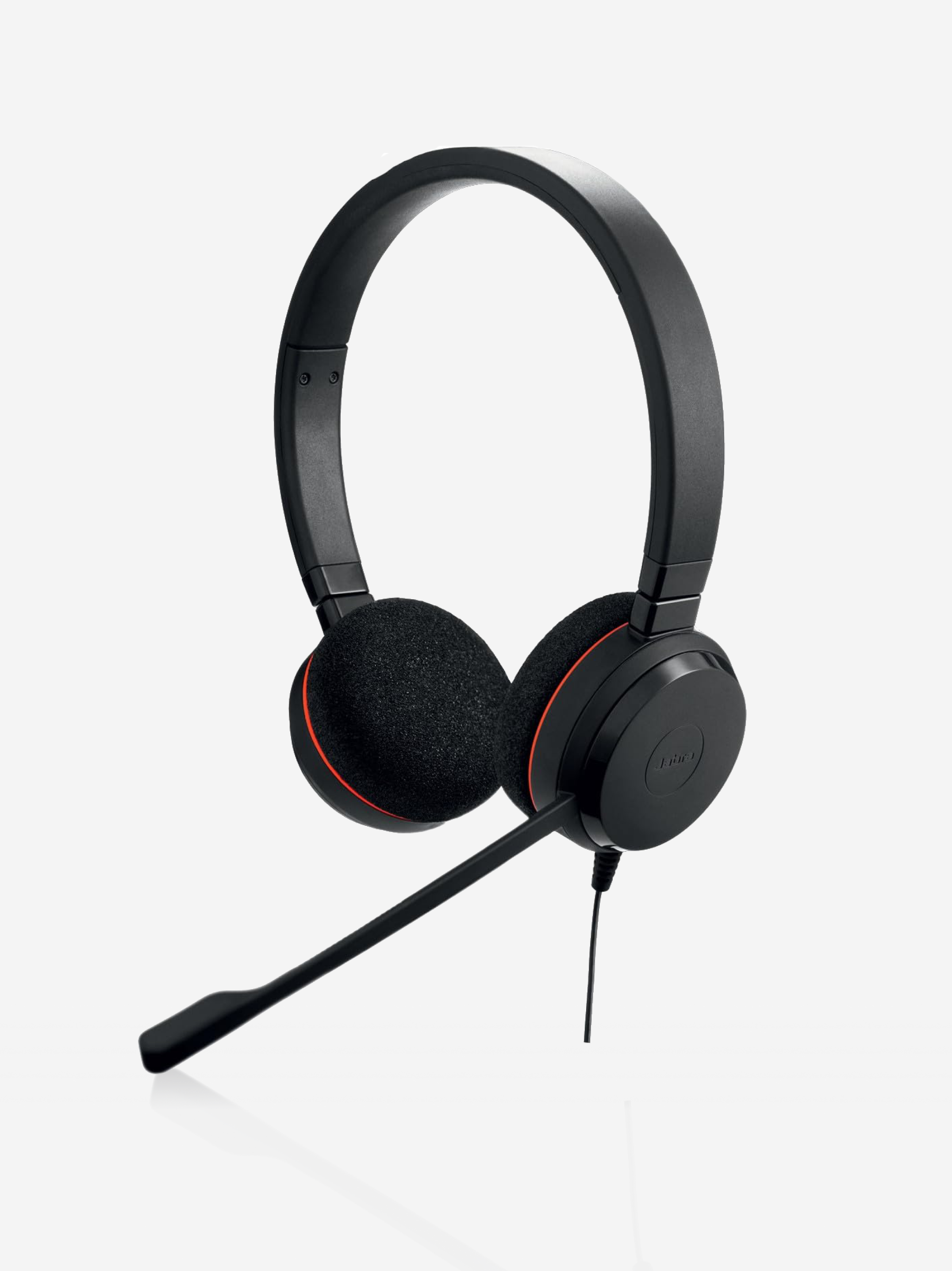 Jabra Evolve 20 Stereo Headset with Noise Canceling Mic | Connect to Mobile/Tablet via USB-C/A | Lightweight Headband