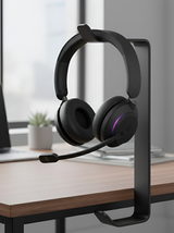 Jabra Evolve 2 65 Wireless PC Headset | Noise Cancelling Microsoft Teams Certified Stereo Headphones with Long-Lasting Battery | USB-C Bluetooth Adapter | Black