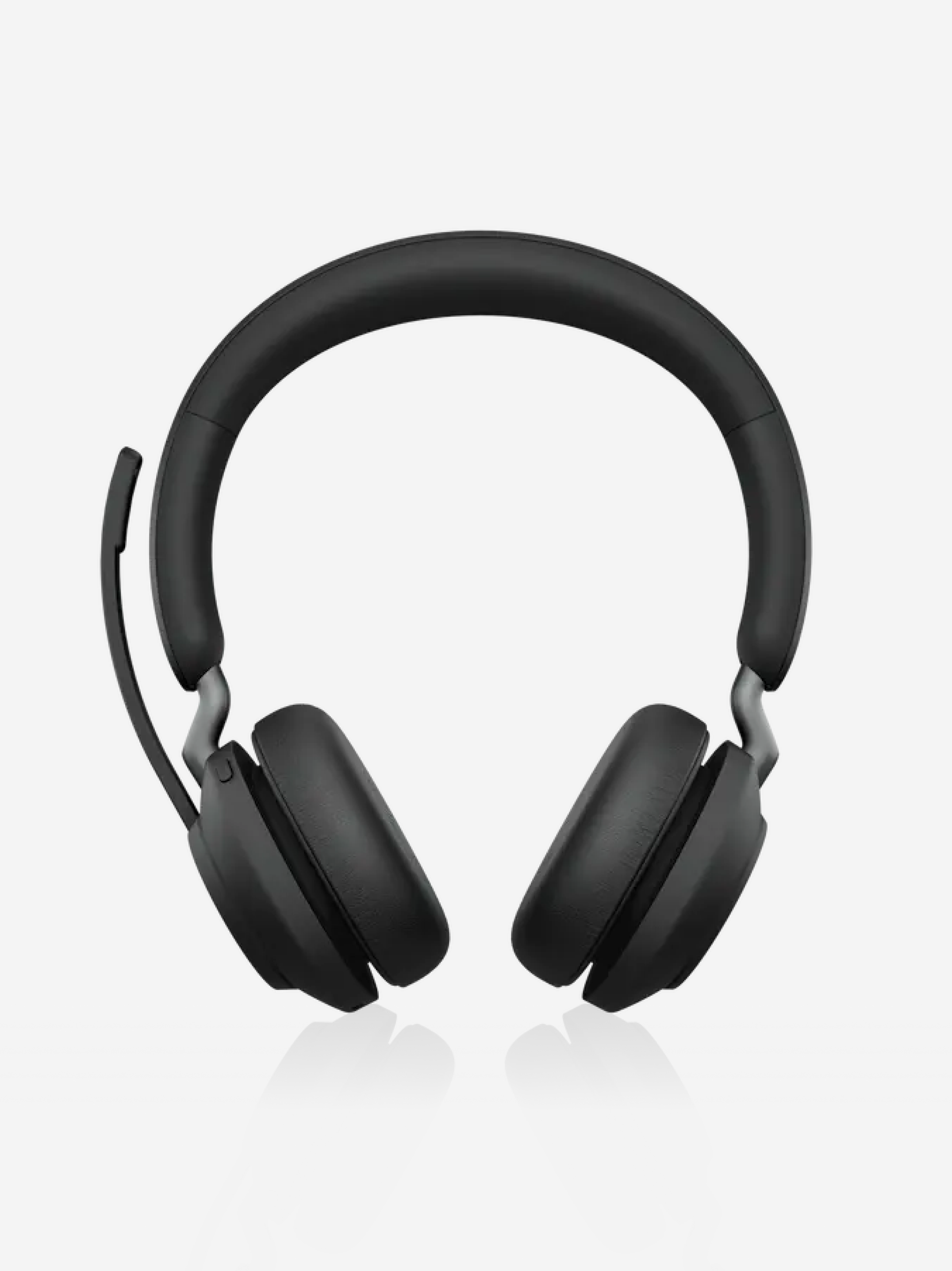 Jabra Evolve 2 65 Wireless PC Headset | Noise Cancelling Microsoft Teams Certified Stereo Headphones with Long-Lasting Battery | USB-C Bluetooth Adapter | Black