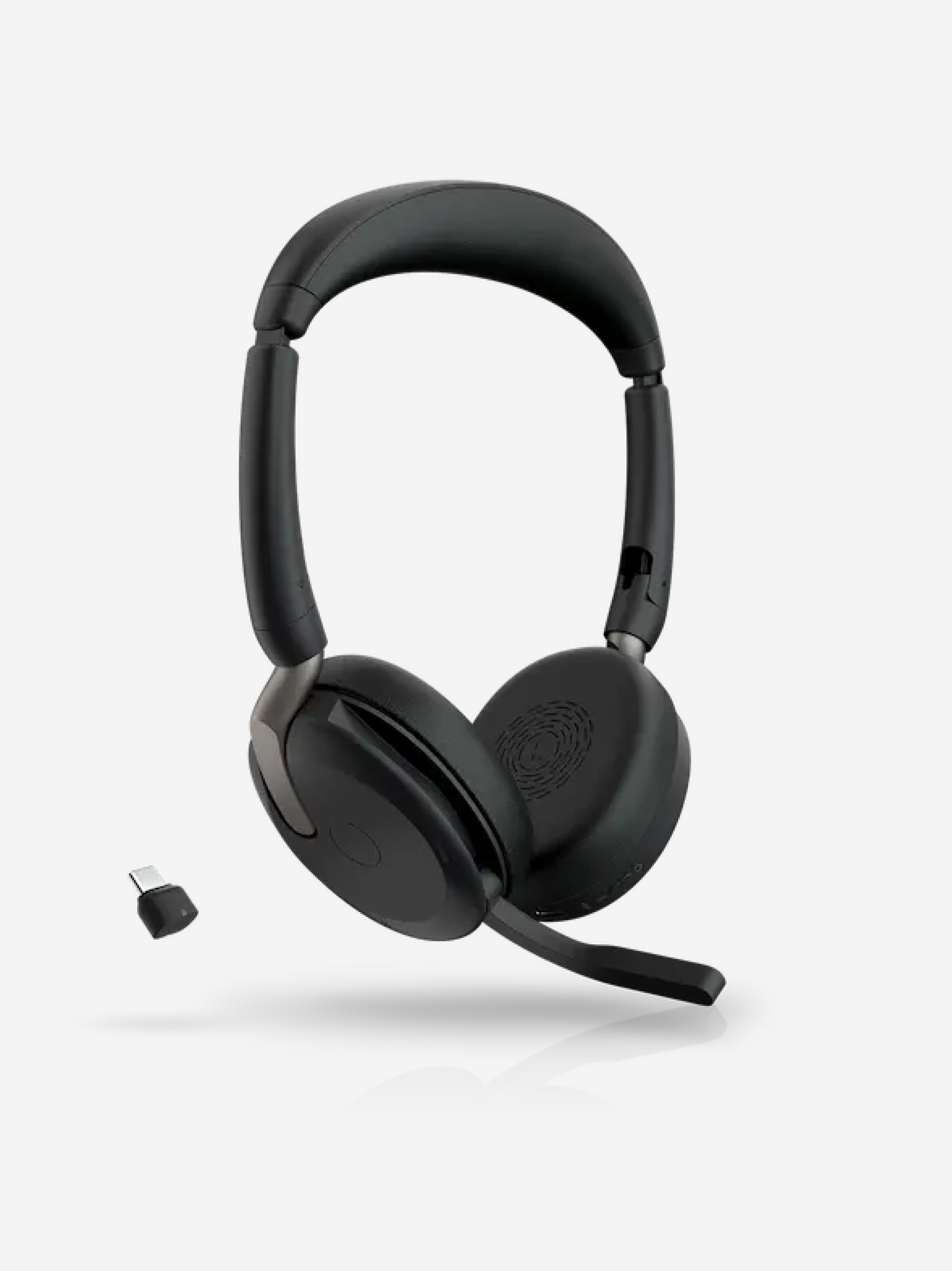 Jabra Evolve 2 65 Flex Headphones Wired & Wireless Head-Band Office/Call Center | Bluetooth | Black