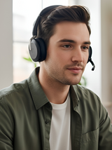 Jabra Evolve 2 65 Flex Headphones Wired & Wireless Head-Band Office/Call Center | Bluetooth | Black