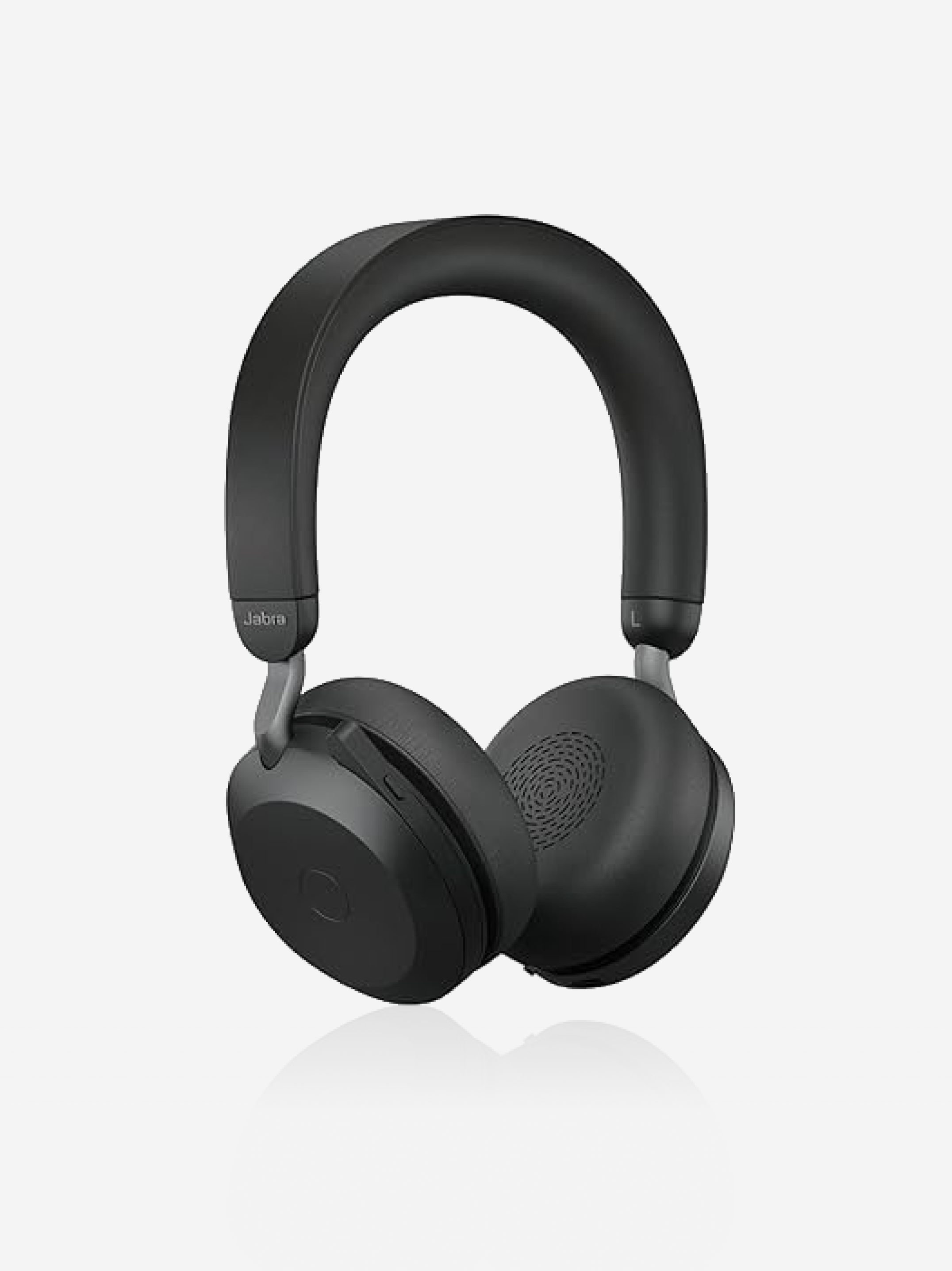 Jabra Evolve 2 75 Wireless PC Headset with 8 Microphone Technology | Dual Foam Stereo Headphones with Adjustable Advanced Active Noise Cancellation | USB-C Bluetooth Adapter and UC Compatibility | Black