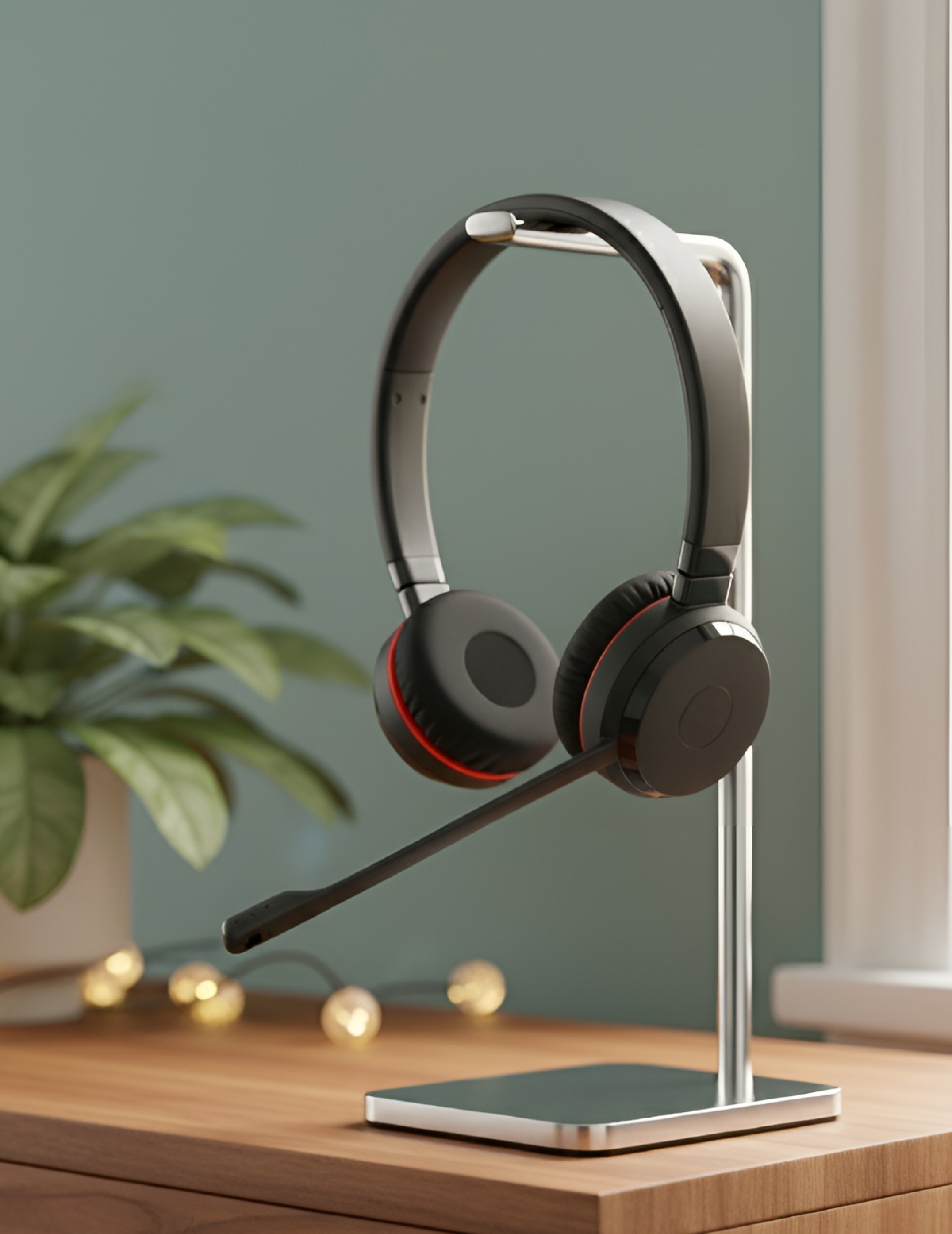 Jabra Evolve 30 II Wired Dual-Ear Headset with Mic for Work | 3.5mm Jack or USB-A/USB-C Connectivity, Computer Headset with Noise-Cancelling Microphone | Works with Online Meeting Platforms | Black