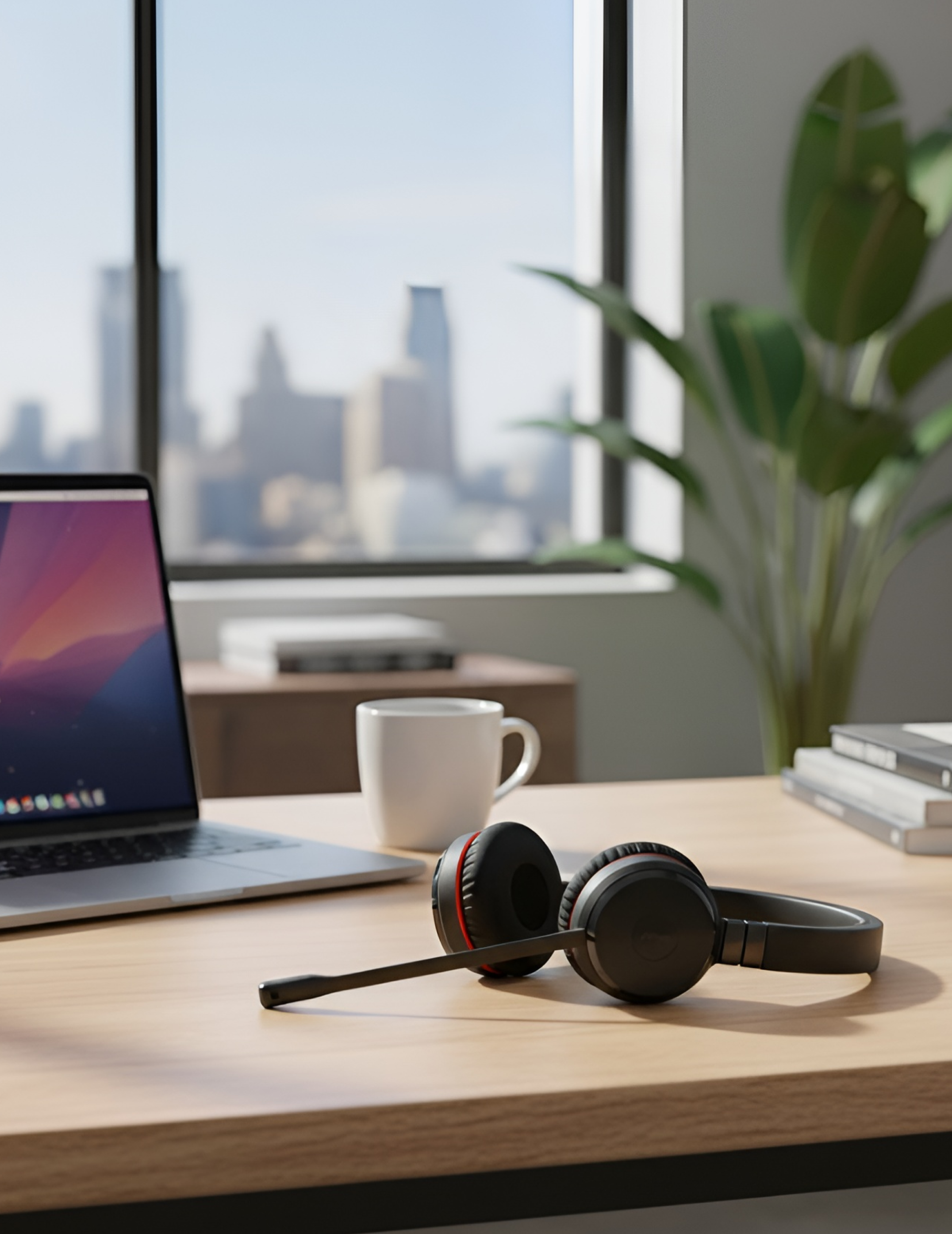 Jabra Evolve 30 II Wired Dual-Ear Headset with Mic for Work | 3.5mm Jack or USB-A/USB-C Connectivity, Computer Headset with Noise-Cancelling Microphone | Works with Online Meeting Platforms | Black