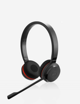 Jabra Evolve 30 II Wired Dual-Ear Headset with Mic for Work | 3.5mm Jack or USB-A/USB-C Connectivity, Computer Headset with Noise-Cancelling Microphone | Works with Online Meeting Platforms | Black